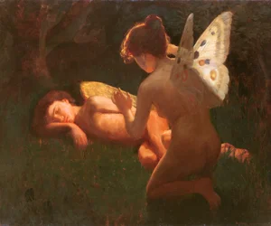 Cupido en Psyche, 1898